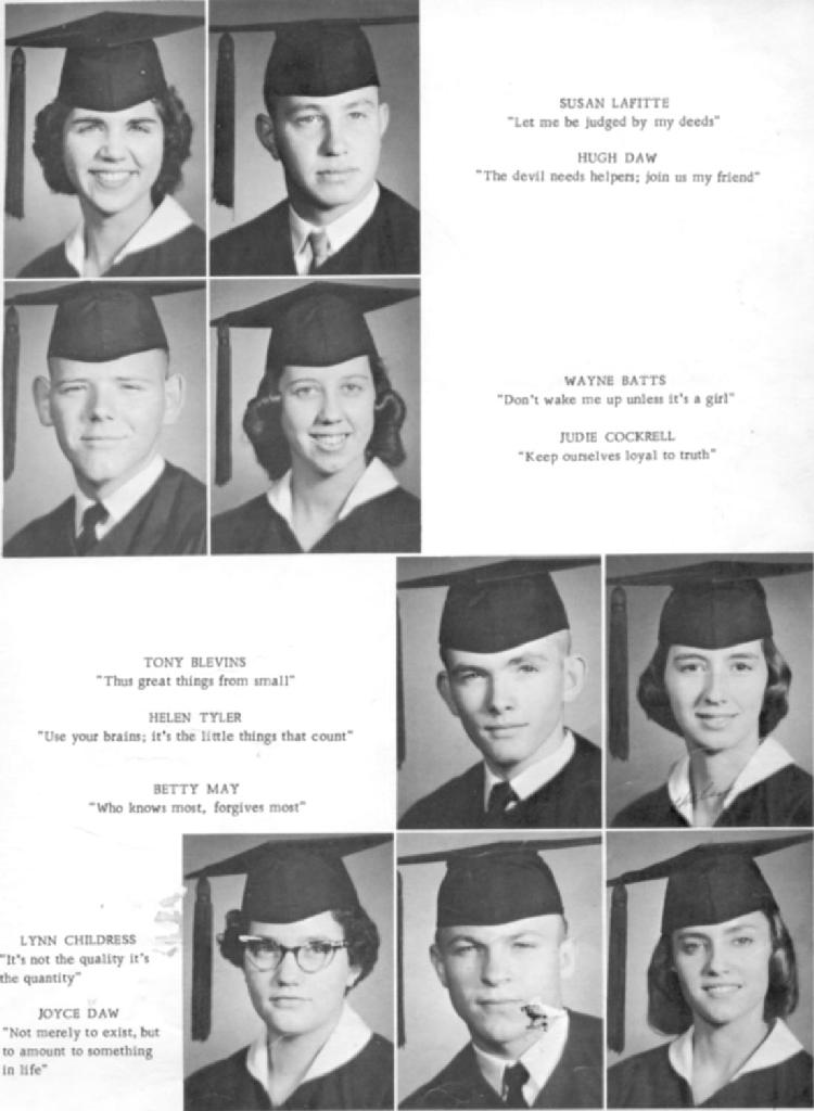 1961Students1a.JPG (70981 bytes)